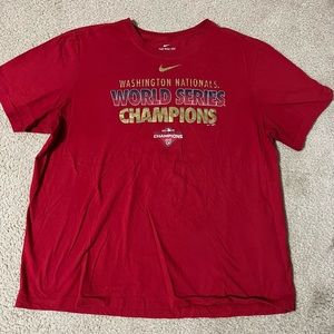 Washington Nationals World Series Champions Nike shirt